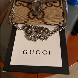 Gucci Beige and Brown Crossbody Bag